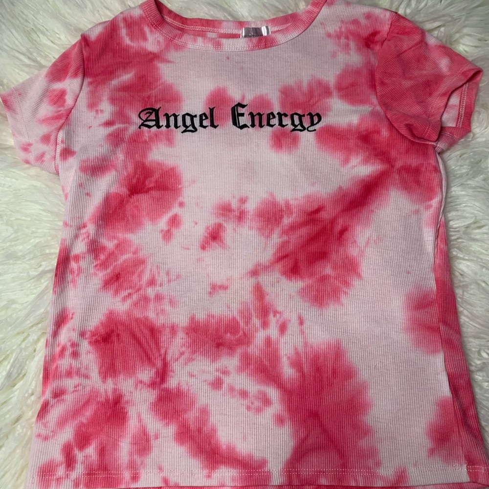 Girls Pink Tye-Dye Shirt. Size-XL